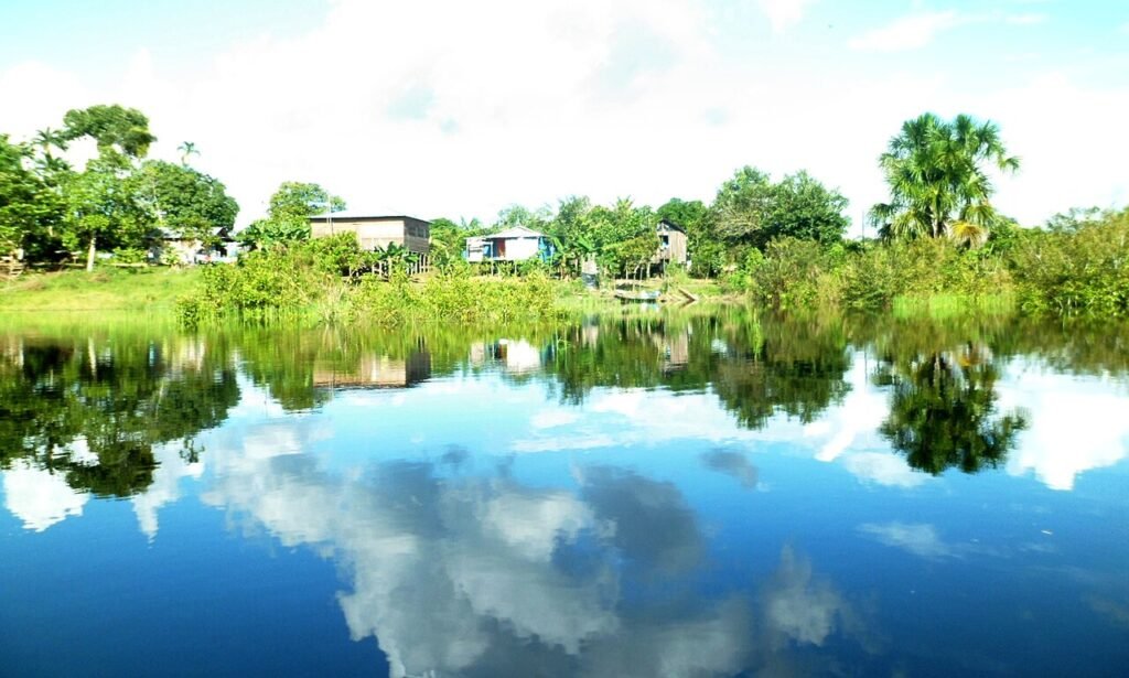 Lago do Tucunaré, na comunidade Santa Luzia, em Autazes (AM)