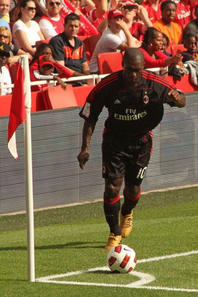 Clarence Seedorf com a camisa do Milan em 2010