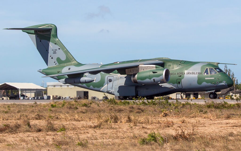 Avião Embraer KC-390 Millennium da Força Aérea Brasileira