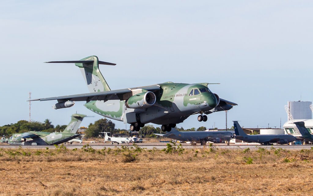 Avião KC-390 Millennium da Força Aérea Brasileira